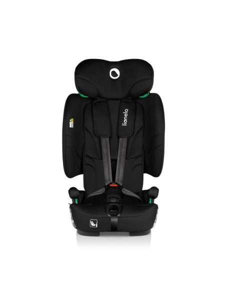 BN-LO-NELLY_I-SIZE_BLACK_CARBON,Scaun auto pliabil, Lionelo, Nelly, i-Size, 76- 150 cm, Tetiera reglabila in 15 pozitii, Spatar 