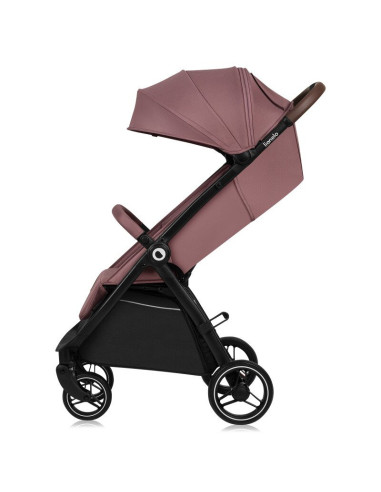 BN-LO-INGRID_PINK_MAUVE,Carucior sport, Lionelo, Ingrid, Capotina impermeabila cu filtru UPF50+, Pana la 22 Kg, Spatar reglabil 