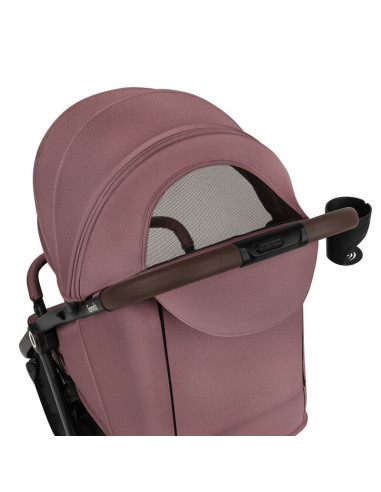 BN-LO-INGRID_PINK_MAUVE,Carucior sport, Lionelo, Ingrid, Capotina impermeabila cu filtru UPF50+, Pana la 22 Kg, Spatar reglabil 