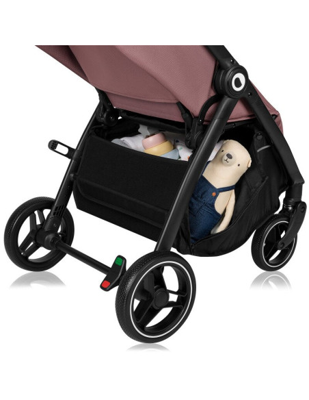 BN-LO-INGRID_PINK_MAUVE,Carucior sport, Lionelo, Ingrid, Capotina impermeabila cu filtru UPF50+, Pana la 22 Kg, Spatar reglabil 