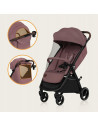 BN-LO-INGRID_PINK_MAUVE,Carucior sport, Lionelo, Ingrid, Capotina impermeabila cu filtru UPF50+, Pana la 22 Kg, Spatar reglabil 