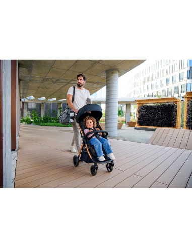 BN-LO-INGRID_PINK_MAUVE,Carucior sport, Lionelo, Ingrid, Capotina impermeabila cu filtru UPF50+, Pana la 22 Kg, Spatar reglabil 