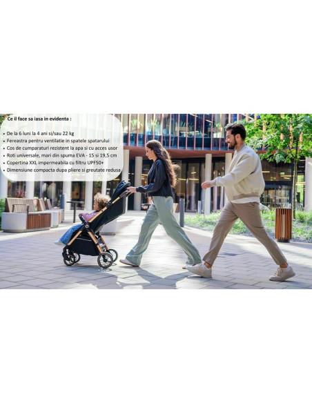 BN-LO-INGRID_PINK_MAUVE,Carucior sport, Lionelo, Ingrid, Capotina impermeabila cu filtru UPF50+, Pana la 22 Kg, Spatar reglabil 