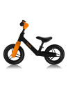 BN-LO-TONI_BLACK_ORANGE,Bicicleta fara pedale, Lionelo, Toni, Cu ghidon si sa reglabile, Ultra usoara, 2.8 Kg, 18 luni+, Sustine