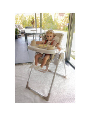 BN-8420421085806,Scaun de masa si Balansoar, Jane, Mila 2 in 1, Transformabil, Multifunctional, Cu husa din imitatie piele, 0 lu