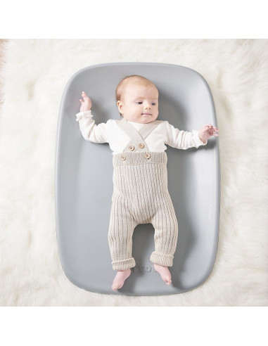 BN-145046,Saltea de infasat, Nattou, Softy, Moale, Utilizabil si fara husa, Design ergonomic, Spuma PU, 70x50x10 cm, Fara BPA, 0