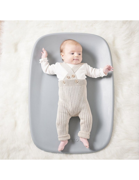 BN-145046,Saltea de infasat, Nattou, Softy, Moale, Utilizabil si fara husa, Design ergonomic, Spuma PU, 70x50x10 cm, Fara BPA, 0