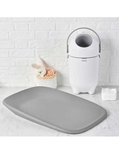 BN-145046,Saltea de infasat, Nattou, Softy, Moale, Utilizabil si fara husa, Design ergonomic, Spuma PU, 70x50x10 cm, Fara BPA, 0