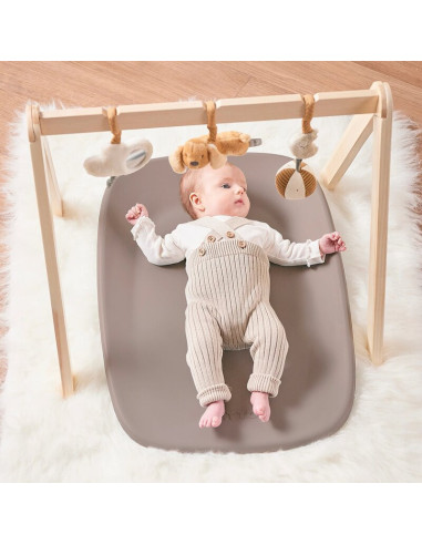 BN-145077,Saltea de infasat, Nattou, Softy, Moale, Utilizabil si fara husa, Design ergonomic, Spuma PU, 70x50x10 cm, Fara BPA, 0