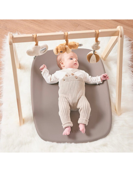 BN-145077,Saltea de infasat, Nattou, Softy, Moale, Utilizabil si fara husa, Design ergonomic, Spuma PU, 70x50x10 cm, Fara BPA, 0