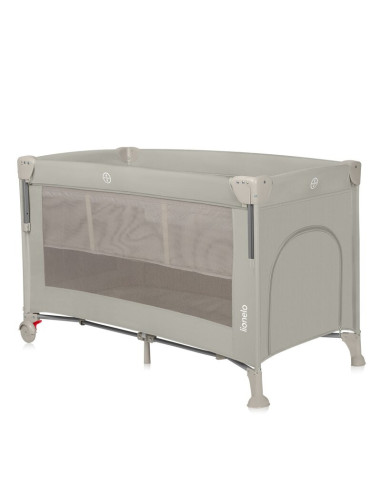BN-LO-ELLEN_BEIGE_SAND,Patut pliant multifunctional, Lionelo, Ellen, Cu laterala culisanta, Nivel suplimentar, Intrare laterala 