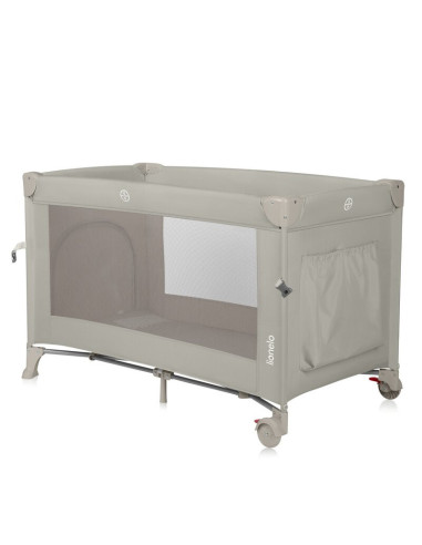 BN-LO-ELLEN_BEIGE_SAND,Patut pliant multifunctional, Lionelo, Ellen, Cu laterala culisanta, Nivel suplimentar, Intrare laterala 