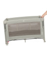 BN-LO-ELLEN_BEIGE_SAND,Patut pliant multifunctional, Lionelo, Ellen, Cu laterala culisanta, Nivel suplimentar, Intrare laterala 