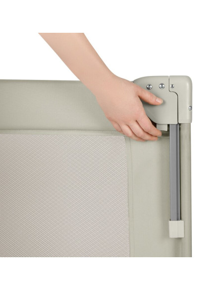 BN-LO-ELLEN_BEIGE_SAND,Patut pliant multifunctional, Lionelo, Ellen, Cu laterala culisanta, Nivel suplimentar, Intrare laterala 
