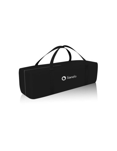 BN-LO-STEFI_BLACK_CARBON,Patut pliant, Lionelo, Stefi, Cu un nivel, Cu intrare laterala cu fermoar, 2 roti, 120x60 cm, Conform c