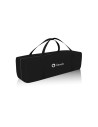 BN-LO-STEFI_BLACK_CARBON,Patut pliant, Lionelo, Stefi, Cu un nivel, Cu intrare laterala cu fermoar, 2 roti, 120x60 cm, Conform c