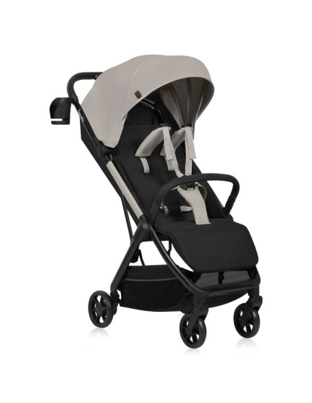 BN-LO-JULIE_AIR_BEIGE_SAND,Carucior sport, Lionelo, Julie Air, Greutate redusa - 7.5 kg, Sustine 22 kg, 6 luni+, Capotina imperm