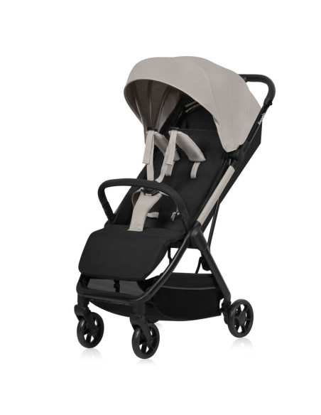 BN-LO-JULIE_AIR_BEIGE_SAND,Carucior sport, Lionelo, Julie Air, Greutate redusa - 7.5 kg, Sustine 22 kg, 6 luni+, Capotina imperm
