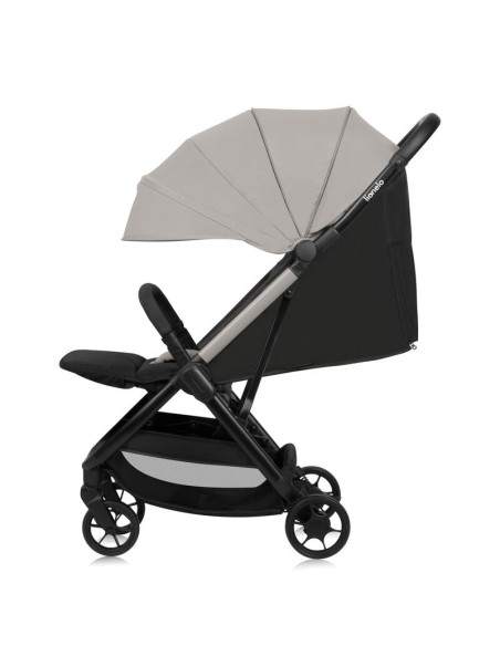 BN-LO-JULIE_AIR_BEIGE_SAND,Carucior sport, Lionelo, Julie Air, Greutate redusa - 7.5 kg, Sustine 22 kg, 6 luni+, Capotina imperm