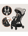 BN-LO-JULIE_AIR_BEIGE_SAND,Carucior sport, Lionelo, Julie Air, Greutate redusa - 7.5 kg, Sustine 22 kg, 6 luni+, Capotina imperm