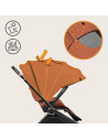 BN-LO-MIKA_PLUS_3IN1_BROWN_RUST,Carucior 3 in 1, Lionelo, Mika Plus, Cadru din aluminiu, Cu landou intarit si salteluta moale, C