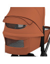 BN-LO-MIKA_PLUS_3IN1_BROWN_RUST,Carucior 3 in 1, Lionelo, Mika Plus, Cadru din aluminiu, Cu landou intarit si salteluta moale, C