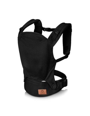 BN-LO-MARGAREET_AIR_BLACK,Marsupiu ergonomic, Lionelo, Margareet Air, 3 pozitii de purtare, Certificat de Institutul Internation