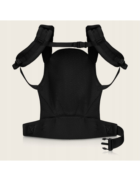 BN-LO-MARGAREET_AIR_BLACK,Marsupiu ergonomic, Lionelo, Margareet Air, 3 pozitii de purtare, Certificat de Institutul Internation