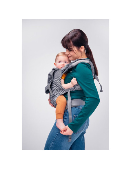 BN-LO-MARGAREET_AIR_BLACK,Marsupiu ergonomic, Lionelo, Margareet Air, 3 pozitii de purtare, Certificat de Institutul Internation