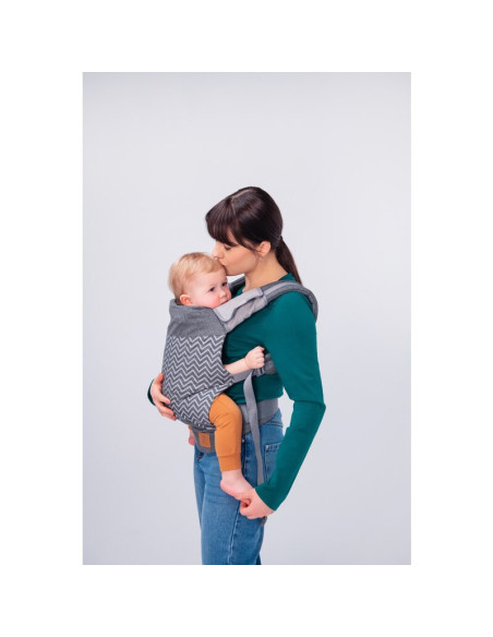 BN-LO-MARGAREET_AIR_BLACK,Marsupiu ergonomic, Lionelo, Margareet Air, 3 pozitii de purtare, Certificat de Institutul Internation