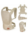 BN-LO-MARGAREET_AIR_BEIGE,Marsupiu ergonomic, Lionelo, Margareet Air, 3 pozitii de purtare, Certificat de Institutul Internation