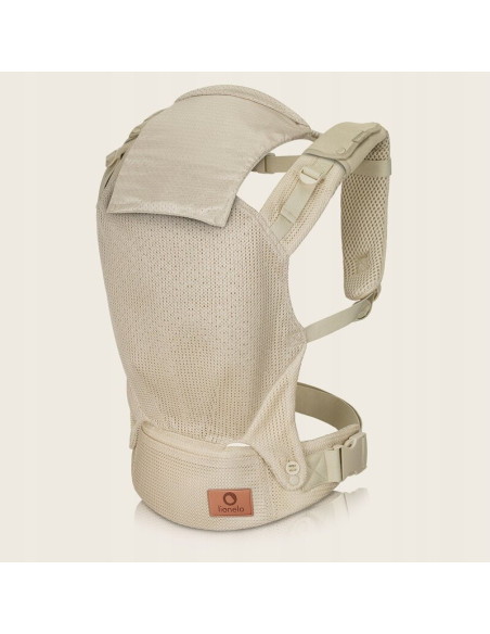 BN-LO-MARGAREET_AIR_BEIGE,Marsupiu ergonomic, Lionelo, Margareet Air, 3 pozitii de purtare, Certificat de Institutul Internation