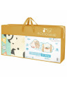 BN-BL128,Covoras de joaca, Bocioland, Panda, Pliabil, Protectie impotriva loviturilor, Dimensiune mare, 180 x 150 cm, Cu Imprime