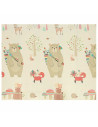 BN-BL128,Covoras de joaca, Bocioland, Panda, Pliabil, Protectie impotriva loviturilor, Dimensiune mare, 180 x 150 cm, Cu Imprime