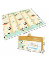 BN-BL128,Covoras de joaca, Bocioland, Panda, Pliabil, Protectie impotriva loviturilor, Dimensiune mare, 180 x 150 cm, Cu Imprime