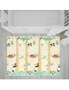 BN-BL128,Covoras de joaca, Bocioland, Panda, Pliabil, Protectie impotriva loviturilor, Dimensiune mare, 180 x 150 cm, Cu Imprime