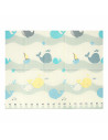 BN-BL127,Covoras de joaca, Bocioland, Water City, Pliabil, Protectie impotriva loviturilor, Dimensiune mare, 180 x 150 cm, Cu Im