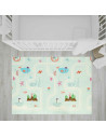 BN-BL127,Covoras de joaca, Bocioland, Water City, Pliabil, Protectie impotriva loviturilor, Dimensiune mare, 180 x 150 cm, Cu Im