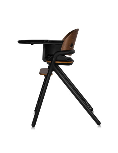 BN-LO-CELIA_BLACK_WOOD,Scaun de masa multifunctional Celia, Lionelo, Din lemn de fag, 6 luni- adult, Reglabil pe inaltime, Husa 