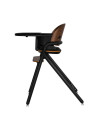 BN-LO-CELIA_BLACK_WOOD,Scaun de masa multifunctional Celia, Lionelo, Din lemn de fag, 6 luni- adult, Reglabil pe inaltime, Husa 