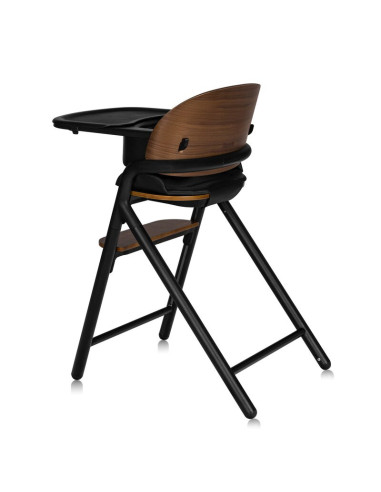 BN-LO-CELIA_BLACK_WOOD,Scaun de masa multifunctional Celia, Lionelo, Din lemn de fag, 6 luni- adult, Reglabil pe inaltime, Husa 