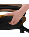 BN-LO-CELIA_BLACK_WOOD,Scaun de masa multifunctional Celia, Lionelo, Din lemn de fag, 6 luni- adult, Reglabil pe inaltime, Husa 