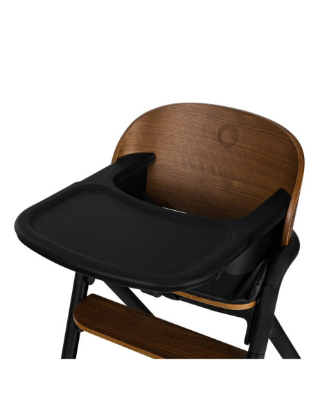 BN-LO-CELIA_BLACK_WOOD,Scaun de masa multifunctional Celia, Lionelo, Din lemn de fag, 6 luni- adult, Reglabil pe inaltime, Husa 