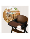 BN-LO-CELIA_BLACK_WOOD,Scaun de masa multifunctional Celia, Lionelo, Din lemn de fag, 6 luni- adult, Reglabil pe inaltime, Husa 
