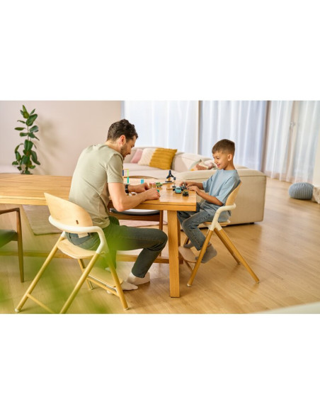 BN-LO-CELIA_BLACK_WOOD,Scaun de masa multifunctional Celia, Lionelo, Din lemn de fag, 6 luni- adult, Reglabil pe inaltime, Husa 