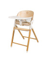 BN-LO-CELIA_WHITE_NATURAL_WOOD,Scaun de masa multifunctional Celia, Lionelo, Din lemn de fag, 6 luni- adult, Reglabil pe inaltim