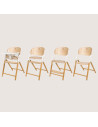 BN-LO-CELIA_WHITE_NATURAL_WOOD,Scaun de masa multifunctional Celia, Lionelo, Din lemn de fag, 6 luni- adult, Reglabil pe inaltim