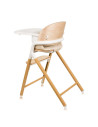 BN-LO-CELIA_WHITE_NATURAL_WOOD,Scaun de masa multifunctional Celia, Lionelo, Din lemn de fag, 6 luni- adult, Reglabil pe inaltim