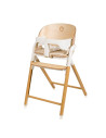 BN-LO-CELIA_WHITE_NATURAL_WOOD,Scaun de masa multifunctional Celia, Lionelo, Din lemn de fag, 6 luni- adult, Reglabil pe inaltim