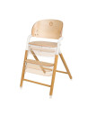 BN-LO-CELIA_WHITE_NATURAL_WOOD,Scaun de masa multifunctional Celia, Lionelo, Din lemn de fag, 6 luni- adult, Reglabil pe inaltim
